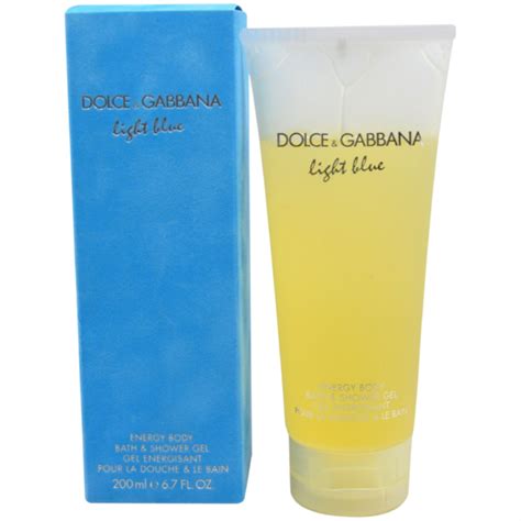 dolce gabbana light blue energy body bath shower gel|light blue body wash.